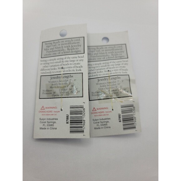 Large Hole Glass Beads for Macrame 2 pks - Picture 2 of 2